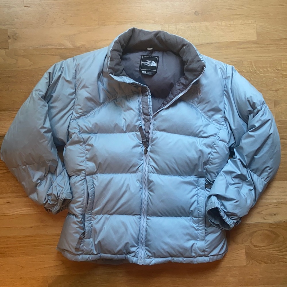 EUC The North Face Kid’s Light Blue Puffer Jacket